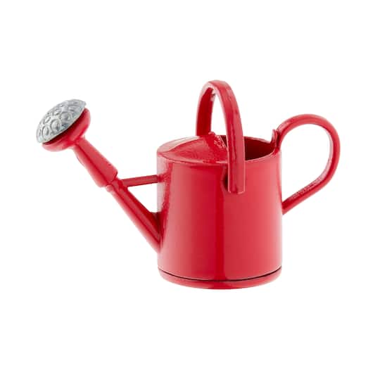 Miniatures Red Watering Can by Make Market&#xAE;